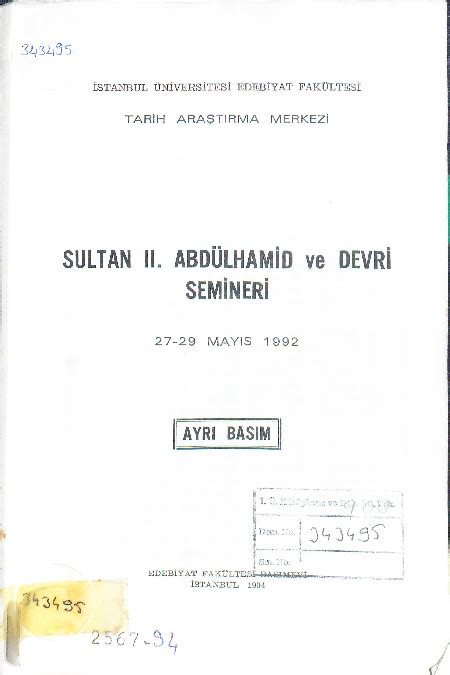II. Abdülhamid’in Modern Eğitim Anlayışı