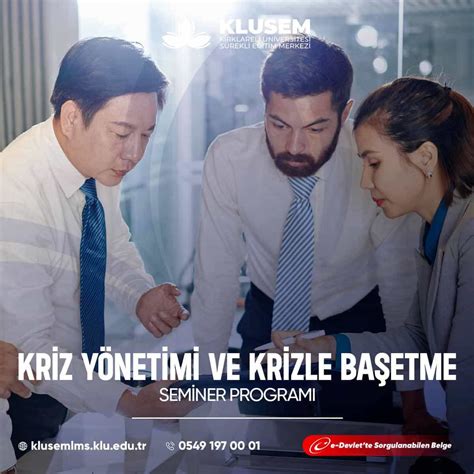 Trabzonlu Girişimcilerin Kriz Yönetimi